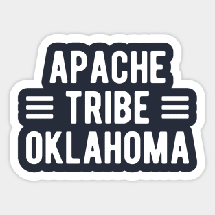 Apache Tribe Oklahoma #1 Sticker